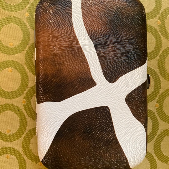 Small cow hide looking wallet - Picture 2 of 5